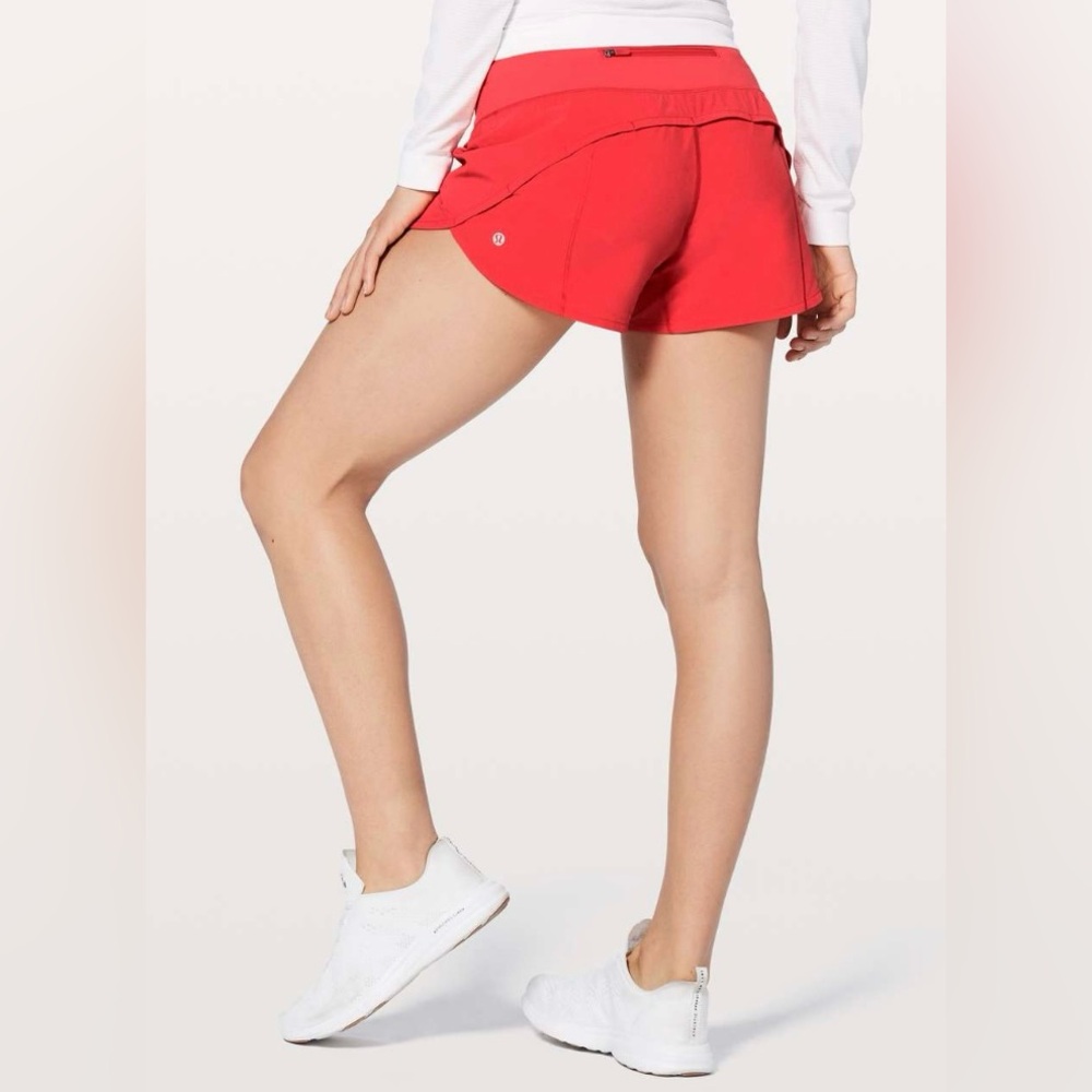 lululemon athletica Red Athletic Shorts